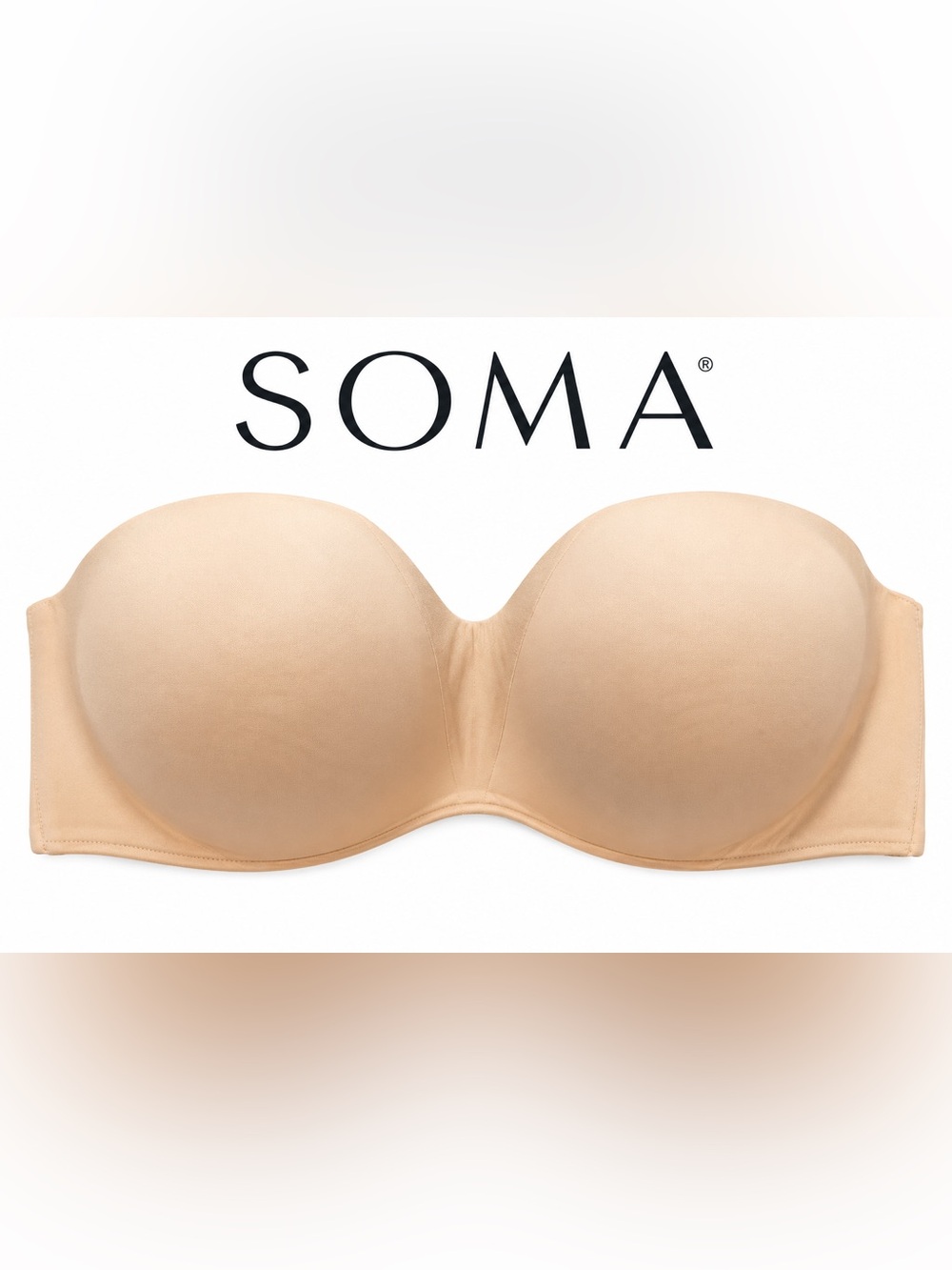 Soma Stunning Starlet Strapless Smooth Bra - Nude/Tan
